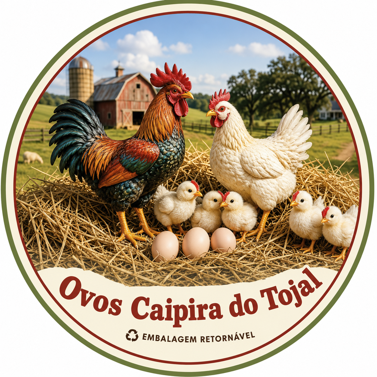 Ovos Caipira do Tojal